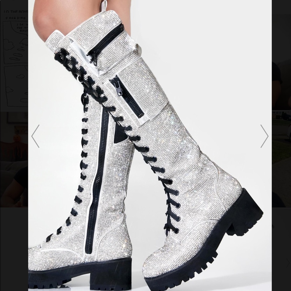 THE BLING TOUR LIMITED EDITION COMBAT BOOTS